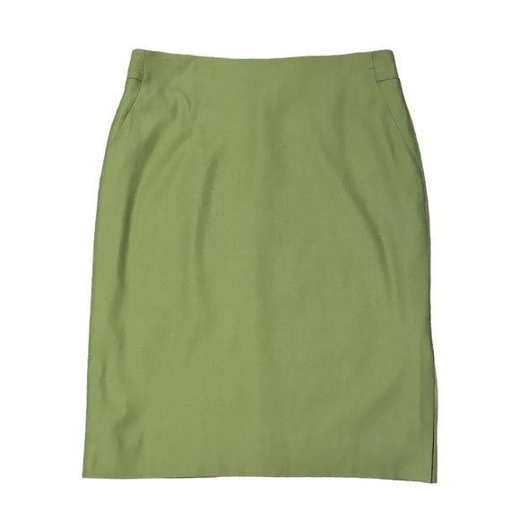 Classiques Entier Green Pencil Skirt Size 12 NWT - Picture 3 of 4